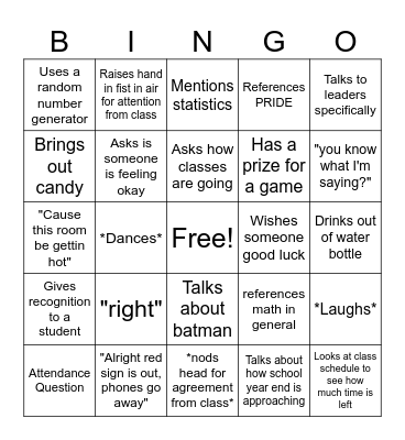 Number Bingo 1-75 Bingo Card