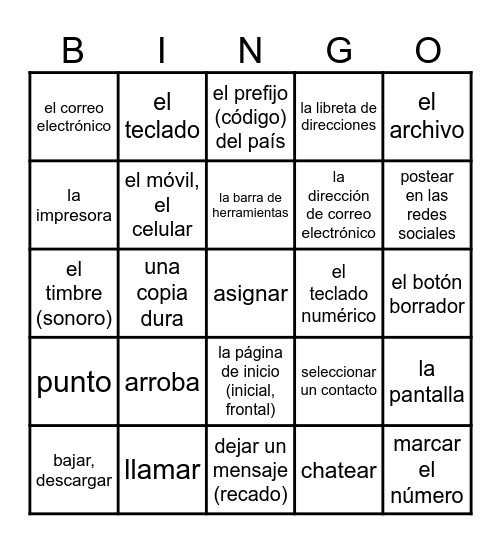 2C6: Tecnomundo Bingo Card