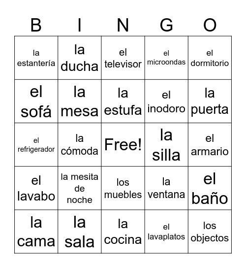 Unidad 2 - Desafio 2 Bingo Card