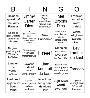 2024 Bingo Card