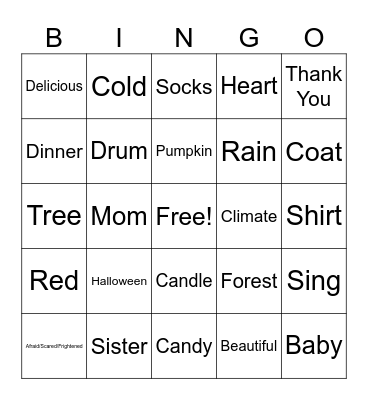ASL review 1 Bingo Card