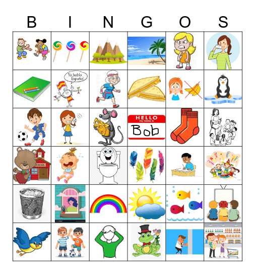 End-of-Year Bingo Card