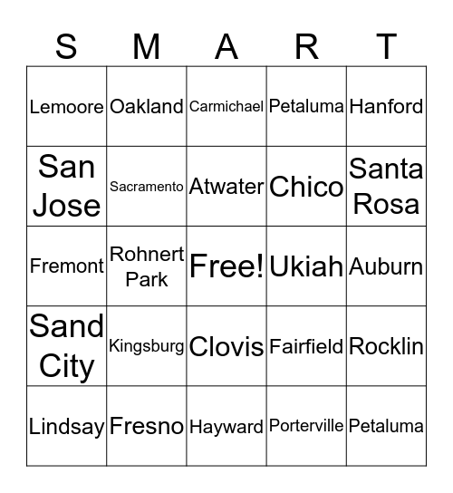 FUN AT WORK Bingo Card