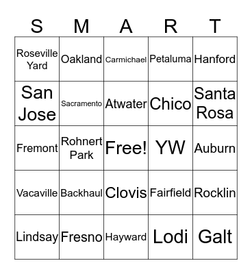FUN AT WORK Bingo Card