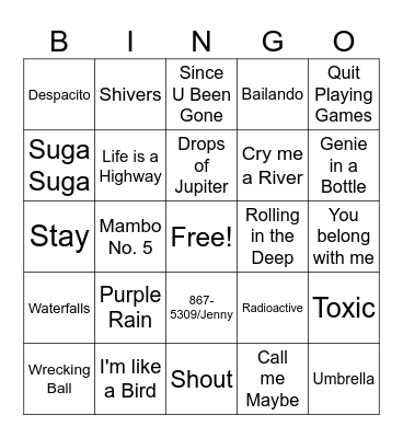 Mental Health Awareness Month Bingo Card