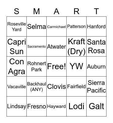FUN AT WORK Bingo Card