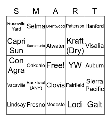 FUN AT WORK Bingo Card