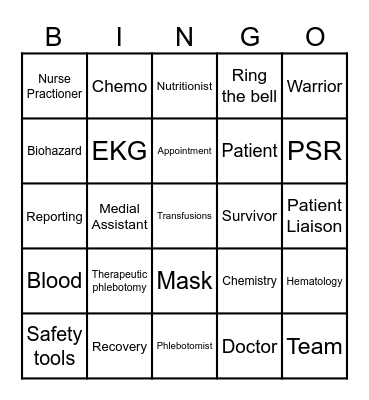 100 Days of OBCC Bingo Card