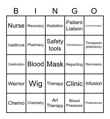 100 Days of OBCC Bingo Card