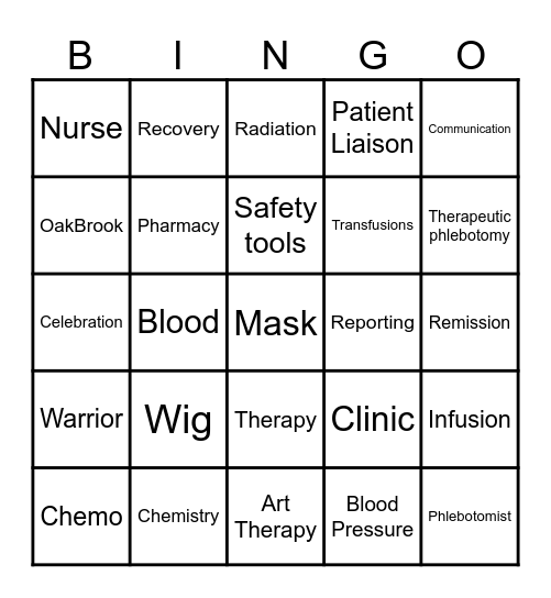 100 Days of OBCC Bingo Card