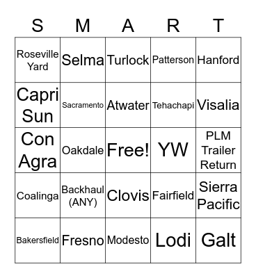 FUN AT WORK Bingo Card