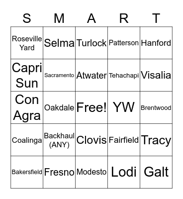 FUN AT WORK Bingo Card