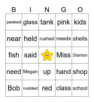 passage 5 Bingo Card