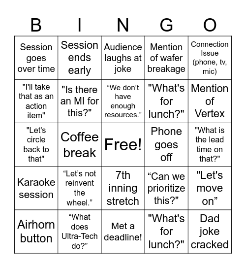 IBD300 Deep Dive Bingo Card