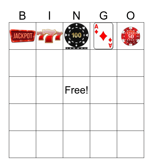 CASINO BINGO Card