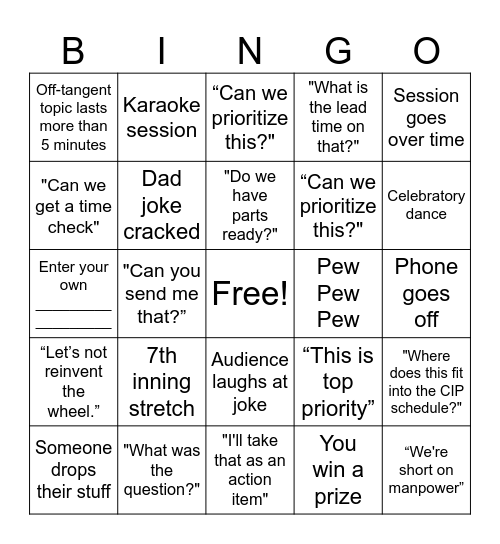 IBD300 Deep Dive Bingo Card