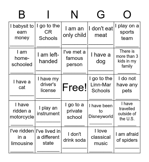 To bingo get other know each Icebreaker Bingo: