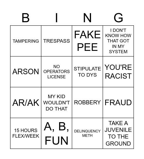 SUMMER 2024 Bingo Card