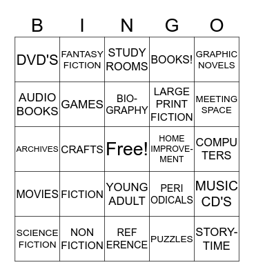 play for the win Bingo Card
