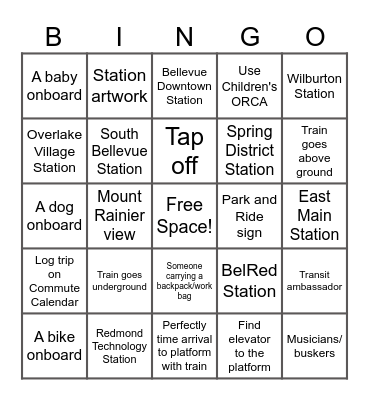 2-Line Bingo Card