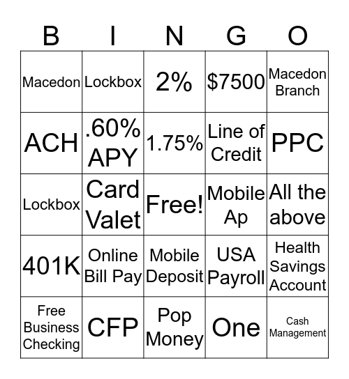 LNB BINGO Card