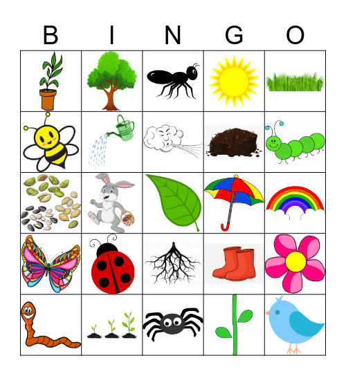 ES IST FRÜHLING! Bingo Card