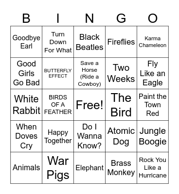 PWAA Bingo #3 Bingo Card