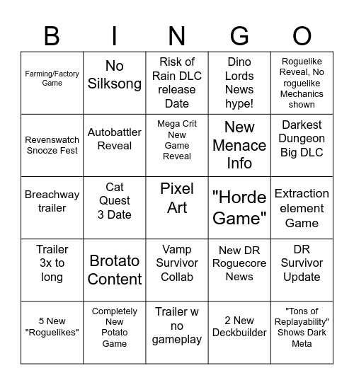 Misfit iii_Initiative Bangers Bingo Card