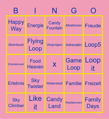 LOOP 5 Bingo Card
