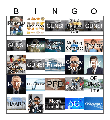 PAMC GENRAL STAFF MEETING Bingo Card