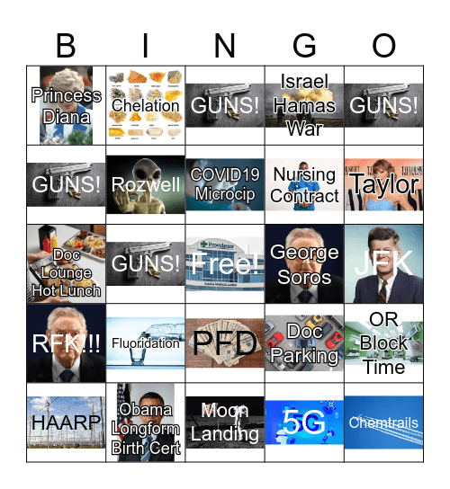 PAMC GENRAL STAFF MEETING Bingo Card