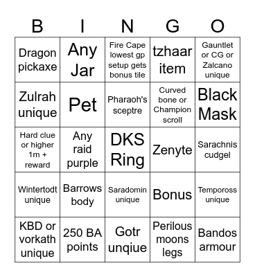Bingo 2024 Bingo Card