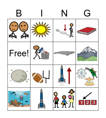 Words of the Week Bingo Card