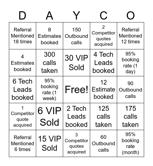 CS Contest - May 2024 Bingo Card