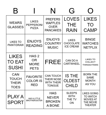 SPIM BINGO Card