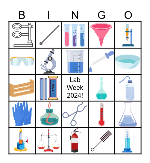 Lab Week 2024 BINGO Card