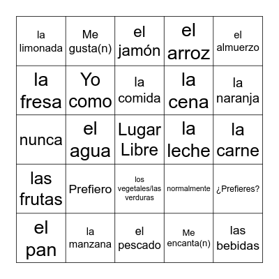 5.1 Esenciales Bingo Card