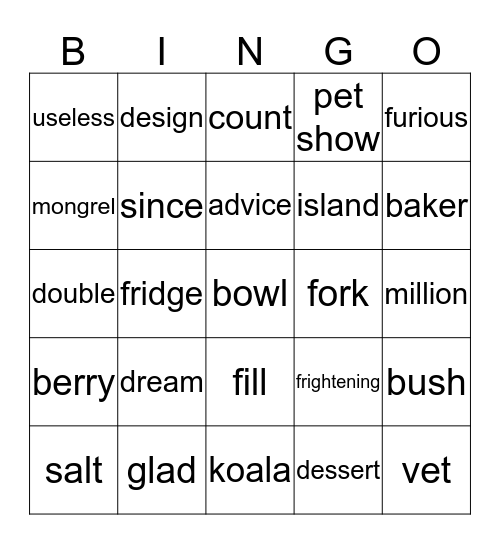5_15_20 Bingo Card