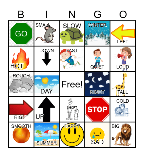 F9 OPPOSITE DAY Bingo Card