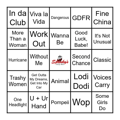 Spanky's Music Bingo 4/10/24 Bingo Card