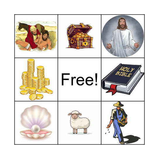 Parable Bingo Card