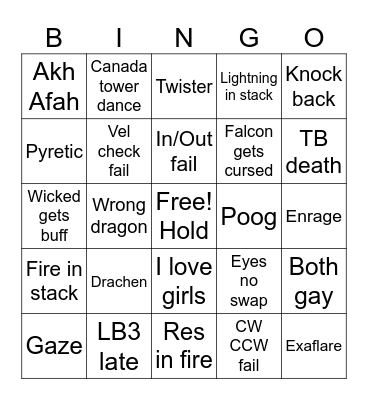 Final Milk Tea Bingo Card