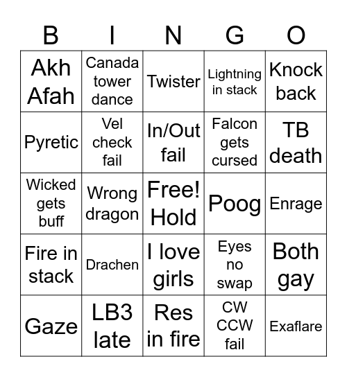 Final Milk Tea Bingo Card