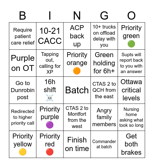 MPDS Bingo Card