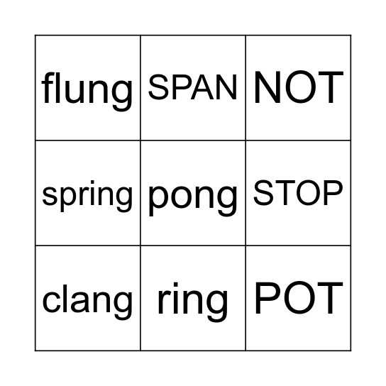 ng      n      o Bingo Card