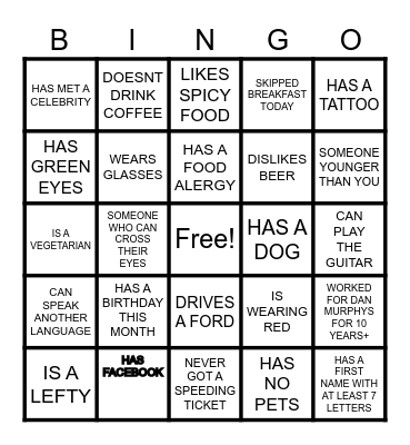 LEARNING HOW TO PLAY BINGO Card