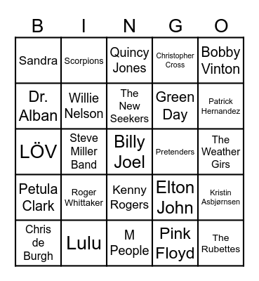 🍄Bingo 62🍄 Bingo Card