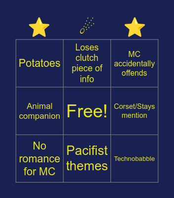 The Frugal Wizard's Handbook Bingo Card