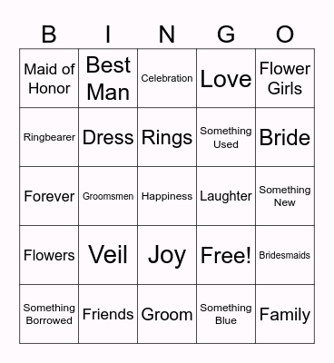 Celebrating the Humphreys Bingo Card