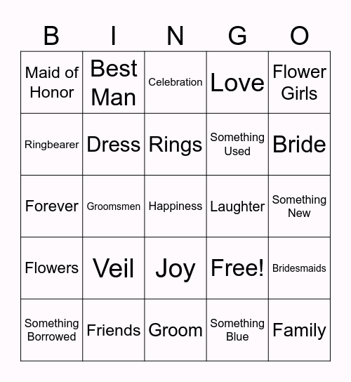 Celebrating the Humphreys Bingo Card